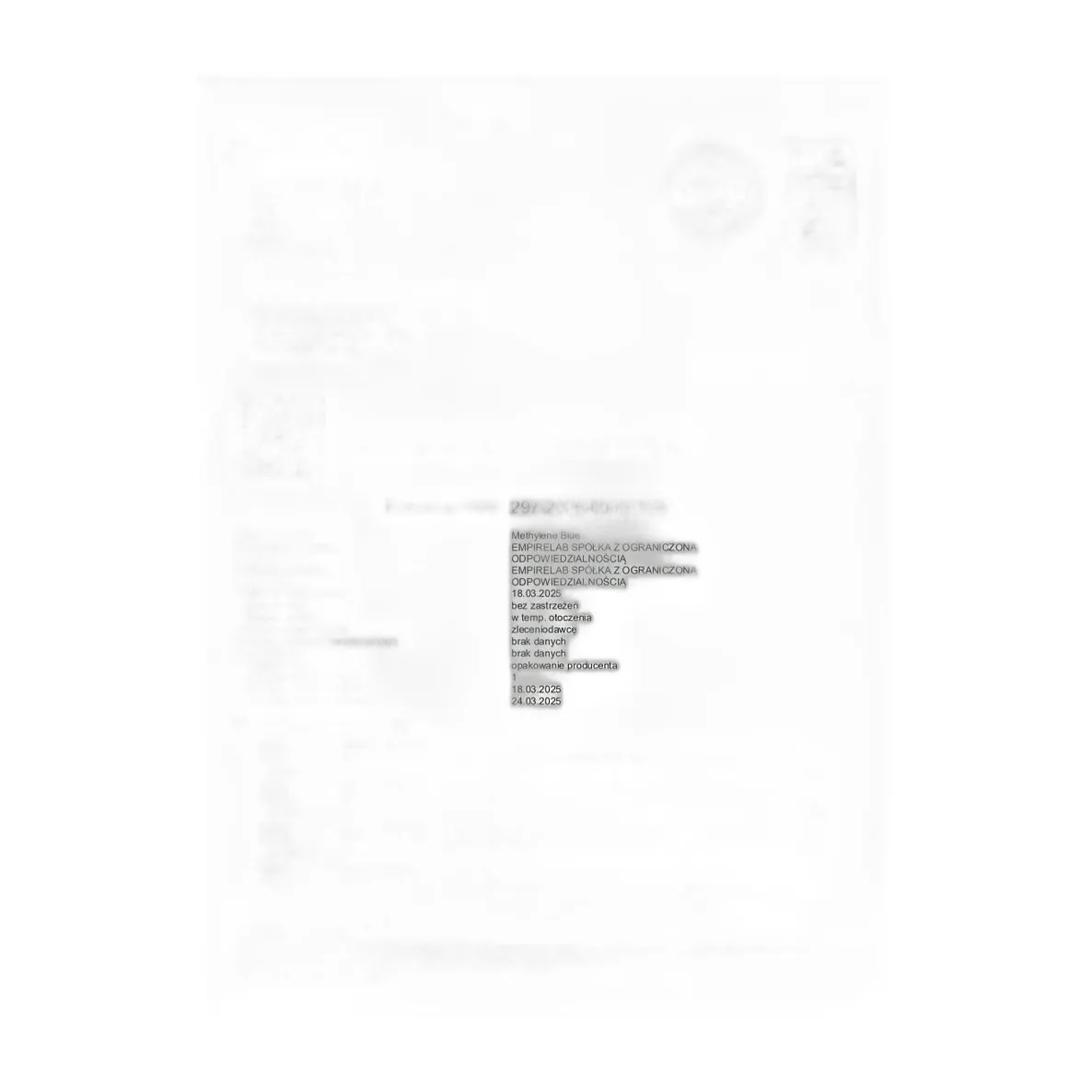 błękit metylenowy 1% do badań laboratoryjnych